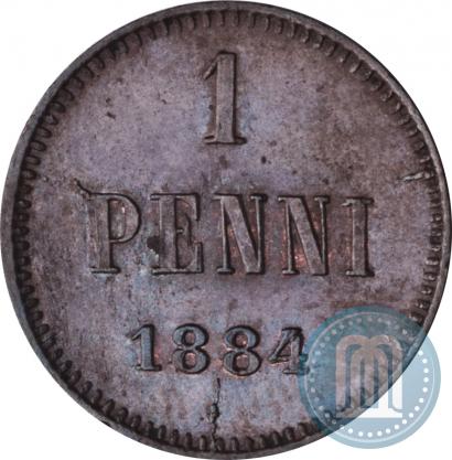 Picture 1 penni 1884 year  
