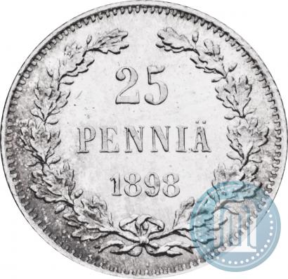 Фото 25 пенни 1898 года L 