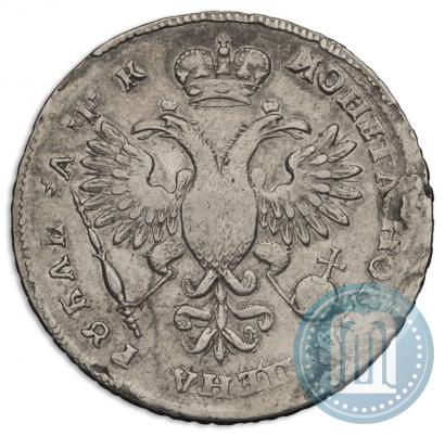 Фото 1 рубль 1720 года  "Портрет в латах"