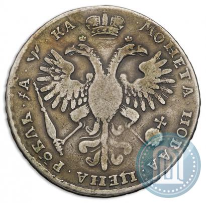 Picture 1 rouble 1721 year K "Portrait with shoulder straps"