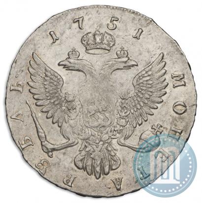 Picture 1 rouble 1751 year ММД 