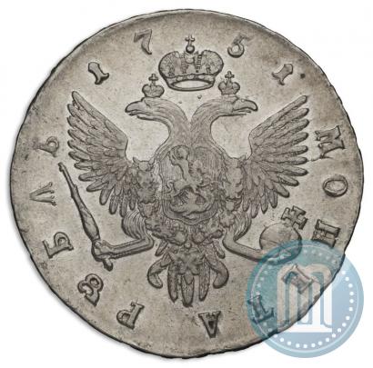Picture 1 rouble 1751 year СПБ 