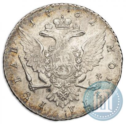 Picture 1 rouble 1762 year СПБ-НК 