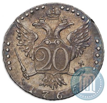 Picture 20 kopecks 1766 year СПБ 