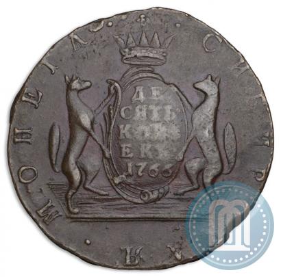 Picture 10 kopecks 1766 year  