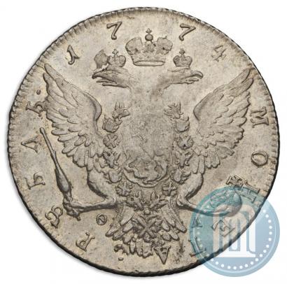 Picture 1 rouble 1774 year СПБ-ФЛ 