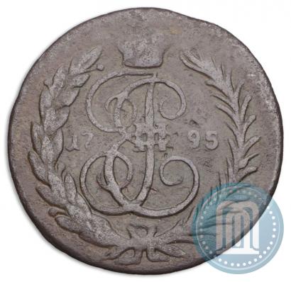 Picture 1 kopeck 1795 year ММ 