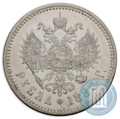 Фото 1 рубль 1886 года (АГ) 