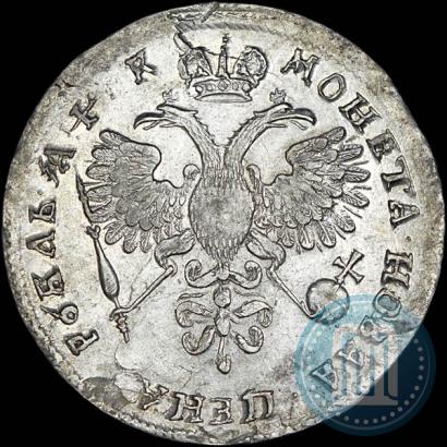 Фото 1 рубль 1720 года OK "Портрет в латах"