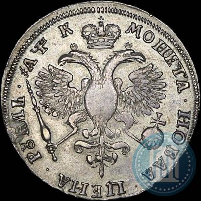 Picture 1 rouble 1720 year OK "Portrait in armour"