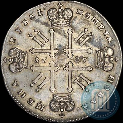 Picture 1 rouble 1727 year  "Moscow type"