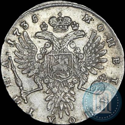 Фото Полтина 1735 года  