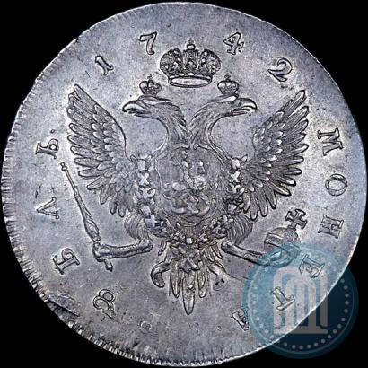 Picture 1 rouble 1742 year СПБ 