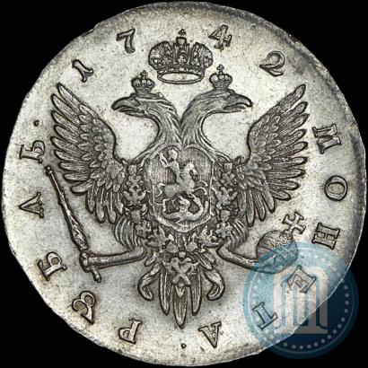 Picture 1 rouble 1742 year СПБ 