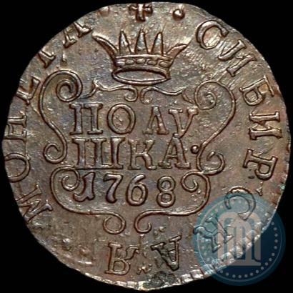 Фото Полушка 1768 года КМ 