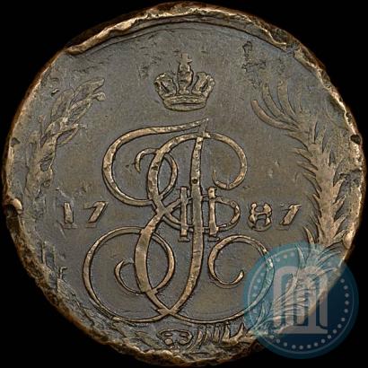 Picture 5 kopecks 1787 year ЕМ 