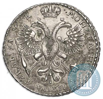 Picture 1 rouble 1720 year  "Portrait with shoulder straps"