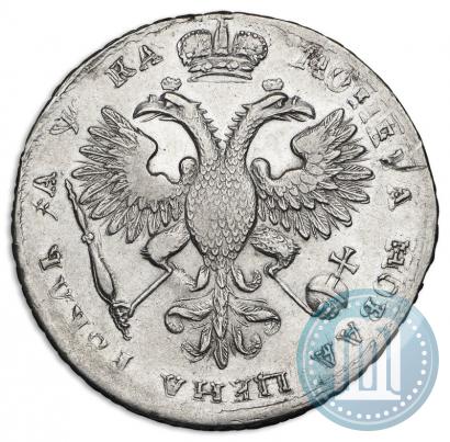Picture 1 rouble 1721 year  "Portrait with shoulder straps"