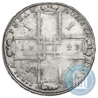 Picture 1 rouble 1723 year OK "Portrait with ermine mantle"