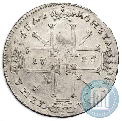 Picture 1 rouble 1725 year  "Portrait in ancient armour"