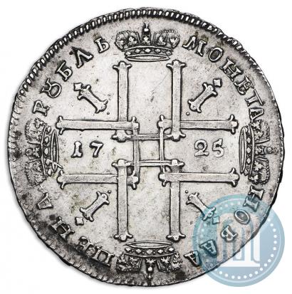 Picture 1 rouble 1725 year  "Portrait in ancient armour"