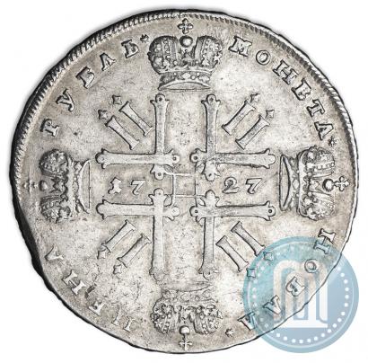 Picture 1 rouble 1727 year  "Moscow type"