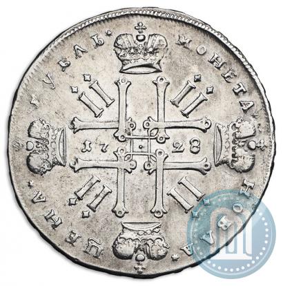 Фото 1 рубль 1728 года  "Тип 1727"