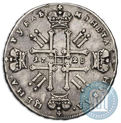 Picture 1 rouble 1728 year  "Type of 1727"