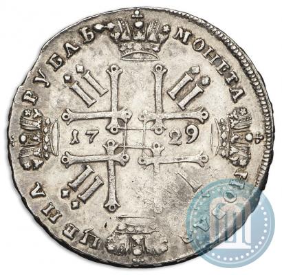 Фото 1 рубль 1729 года  "Тип 1729"