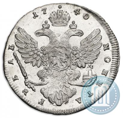 Picture 1 rouble 1740 year  "Moscow type"