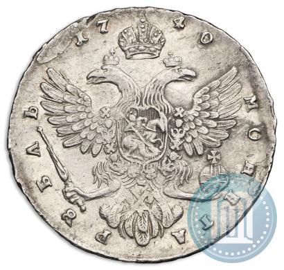 Picture 1 rouble 1740 year  "Moscow type"