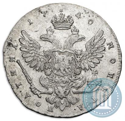Picture Poltina 1740 year СПБ "Petersburg type"