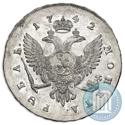 Picture 1 rouble 1742 year СПБ 