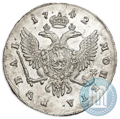 Picture 1 rouble 1742 year СПБ 
