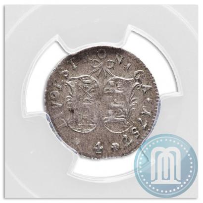Фото 4 копейки 1757 года  "Ливонез"