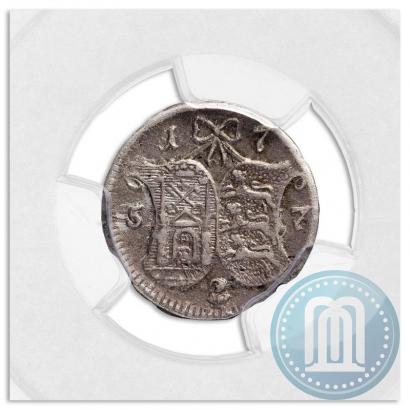 Фото 2 копейки 1757 года  "Ливонез"