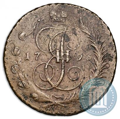 Фото 5 копеек 1793 года  "Павловский перечекан"