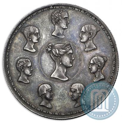 Фото 1,5 рубля - 10 злотых 1836 года П.У. "Семейный"
