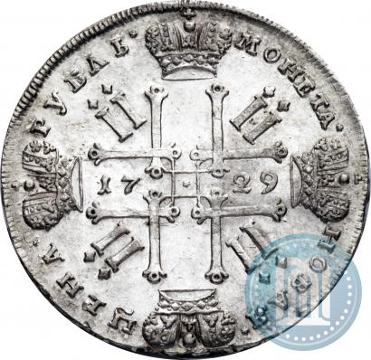 Фото 1 рубль 1729 года  "Тип 1729"