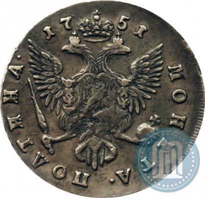 Фото Полтина 1751 года СПБ 