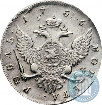 Picture 1 rouble 1756 year СПБ-ЯI 