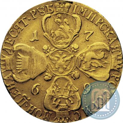 Picture 10 roubles 1769 year СПБ 