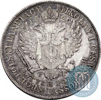 Picture 5 złotych 1829 year FH 