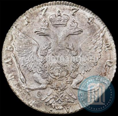 Picture 1 rouble 1774 year СПБ-ФЛ 