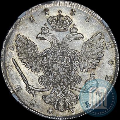 Picture 1 rouble 1738 year СПБ "Petersburg type"