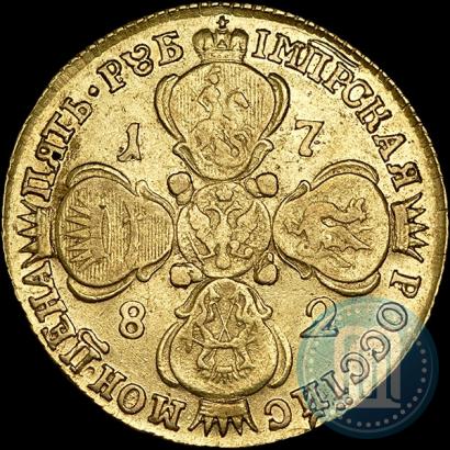 Picture 5 roubles 1782 year СПБ 