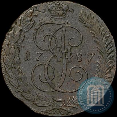 Фото 5 копеек 1787 года ТМ 