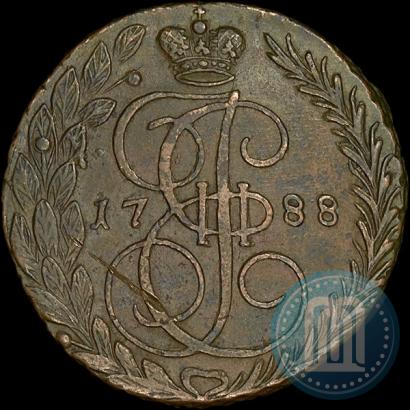 Фото 5 копеек 1788 года ЕМ 