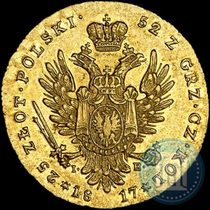 Picture 25 złotych 1817 year IB 
