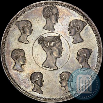 Picture 1,5 roubles - 10 złotych 1836 year П.У. "Family rouble"